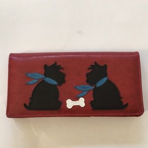 NWOT Lavishy red leather wallet